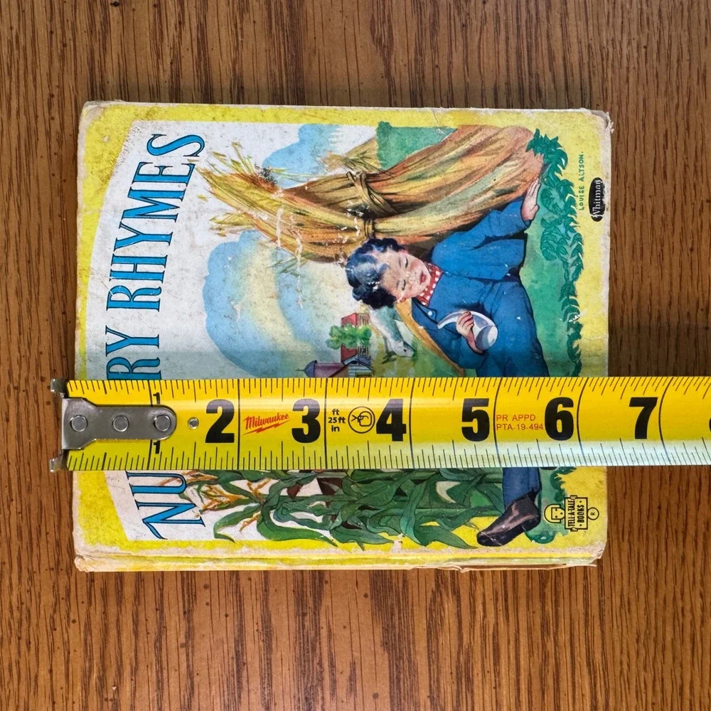 Vintage Nursery Rhymes Tell-A-Tales Book Whitman Publishing Louise Altson‎